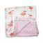 Anti-Pilling Polyester Bubble Embossed Minky Baby Blanket Soft