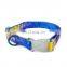 good quality patterns printing decorative design quick release dog collar