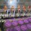 Pneumatic fruit juice,yogurt,jelly cup foil filling sealing machine manual encapsulation machine