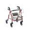 Elderly adult folding aluminum walker rollator for elderly