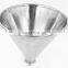 Customized stainless steel funnel Sanitary Concentric Reducer Packing Hopper with rolled ends
