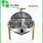 Round Roll Top Stainless Steel Buffet Chafing Dish Heater for Hotel Restaurant                        
                                                Quality Choice