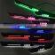 Led Door Sill Plate Strip moving light door scuff for toyota innova ambient light remote switch voice control
