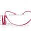 woman and lady Cheap Fashion microfiber and PU braided belt for cloth