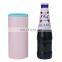 Promotion 12oz reusable insulated double wall shaped beer can cooler steel stainless steel can cooler cola