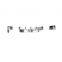 Painted Black FRP F32 Car Rear Diffuser Quad Pipe for BMW F33 F36 435i 440i M Sport 13-18