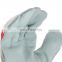 China cheap durable comfortable leather palm construction work gloves