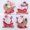 Ceramic Sled Doll Creative Christmas Ceramic Old Man Snowman Pendant Decoration Christmas Toy