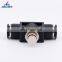 LSA-4 Pneumatic Parts Black Plastic Push Quick Air Hose Connector Tube Pvc Pipe One Touch Pneumatic Fitting