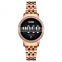 Luxury Brand SKMEI 1669 Diamond Ladies LED Touch Watch Stainless Steel Clock Dress Watches Women