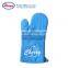 Multi Color Custom Printed Double Oven Mitt With Silicone Stripes