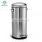 Strong Special Design Pedal Bin Convenient Handle Stainless Steel Powder Coating 410  Kitchen  Metal Waste Bin