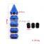 AUSO 145MM Universal Aluminum Pointed End Cone Manual Transmission Shifter Lever Knob Gear Bamboo Style Gear Shift Knob