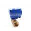 2 way Motorized Control Electric Actuator Electrically Ball Valve for water pipes HVAC FCU