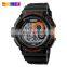 SKMEI 1222 Fashion Casual New Arrivals Sport Men Wristwatches 7 Colour LED Black Light Resistant Digital Watches