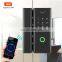 smart glass door lock Tuya APP smart card door lock wifi