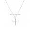 Silver Gold Chain Cross Jewelry Pendant Necklace for Men Women