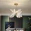 New Modern Minimalist Creative Dining Living Room Bedroom Pendant Light LED Indoor Decorative Butterfly Chandelier