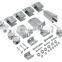 Single/double Sliding By-passing Door Adjustable Wall Mount Double Box Rail Bracket