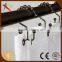 Stainless steel rings brass bead shower curtain hooks
