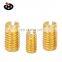 Jinghong Brass Flat Head Slotted  Furniture  Set Screws