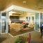 Modern Bi-folding wooden Door Shop Restaurant Aluminum Folding Door For Sale