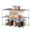 Expandable Stackable Cabinet Shelf Kitchen Counter Rack Organizer Multipurpose Pantry Bedroom Bathroom Storage Racks