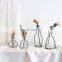 Retro Iron Line Table Flowers Vases Nordic Decoration Home Metal Plant Holder Nordic Styles Flower Vase Home Decor