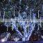 50cm 8 Tubes Drop Icicle Snow Falling Raindrop Cascading Lights Waterproof Meteor Shower Rain Lights For Wedding Party Christmas