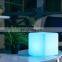 best selling IP65 outdoor waterproof colorful led cube bar stool led chair led cube stools