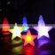 led star lights /Multi color plastic star /tree/snow led rechargeable lamp  Christmas decorations lights