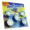 Bathroom Toilet Tank Cleaner, Toilet Blue & White Clean Bubbles Automatic Toilet Bowl Cleaner Tablets