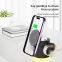 Factory Direct Sales Multifunction Magnetic 15W Fast  Foldable Wireless Charger 3 In 1 Charging Stand