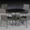 Night club furniture wicker pictures of dining table chair rattan luxury dining table