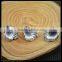 LFD-0056B Wholesale Morning glory Spacer Bead , Pave Rhinestone Connector Beads Jewelry Finding