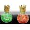 Fragrance lamp with metal cap