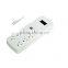 double lines 6way USA power strip surge protector socket with USB charger