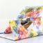 High Quality Hard PU Leather Case for iPad 5 Beautiful Peach Flower Design Flip Case TB-0002