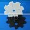 Custom Made PA66 Nylon Machined Injected Gear Wheel Plastic Nylon Tooth Gears