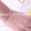 New Trendy 18K Real Gold Plated Colorful AAA Zircon Flower Jewelry Bracelet Custom