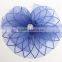 DSFC0001A High Quality Mesh With Feather Flower Fascinator Grils Hair Accessories Wholesale