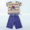 Baby clothes wholesale price 100%cotton Short Sleeve T-shirt short+pants for baby boys