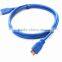 Factory supply right angle micro usb cable micro usb data cable for smartphone