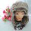 Uneed warm hat headphone for girls