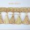 Double color tassel hanging ear lace
