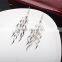 Kindy Jewelry latest design JCE0098 zinc alloy vintage multilayer willow earring
