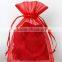 Organza Promotional Ribbon Bag Drawstring Organza Gift Bag
