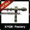 KYOK Anti-copper wrought iron curtain finials,decorative curtain finials with competitive price