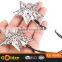 Holiday Decorative Solar Outdoor Fence Falling Led Christmas Star String Lights