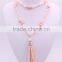 Trendy simple beads design necklace tassel sweater chain necklace NK-1018